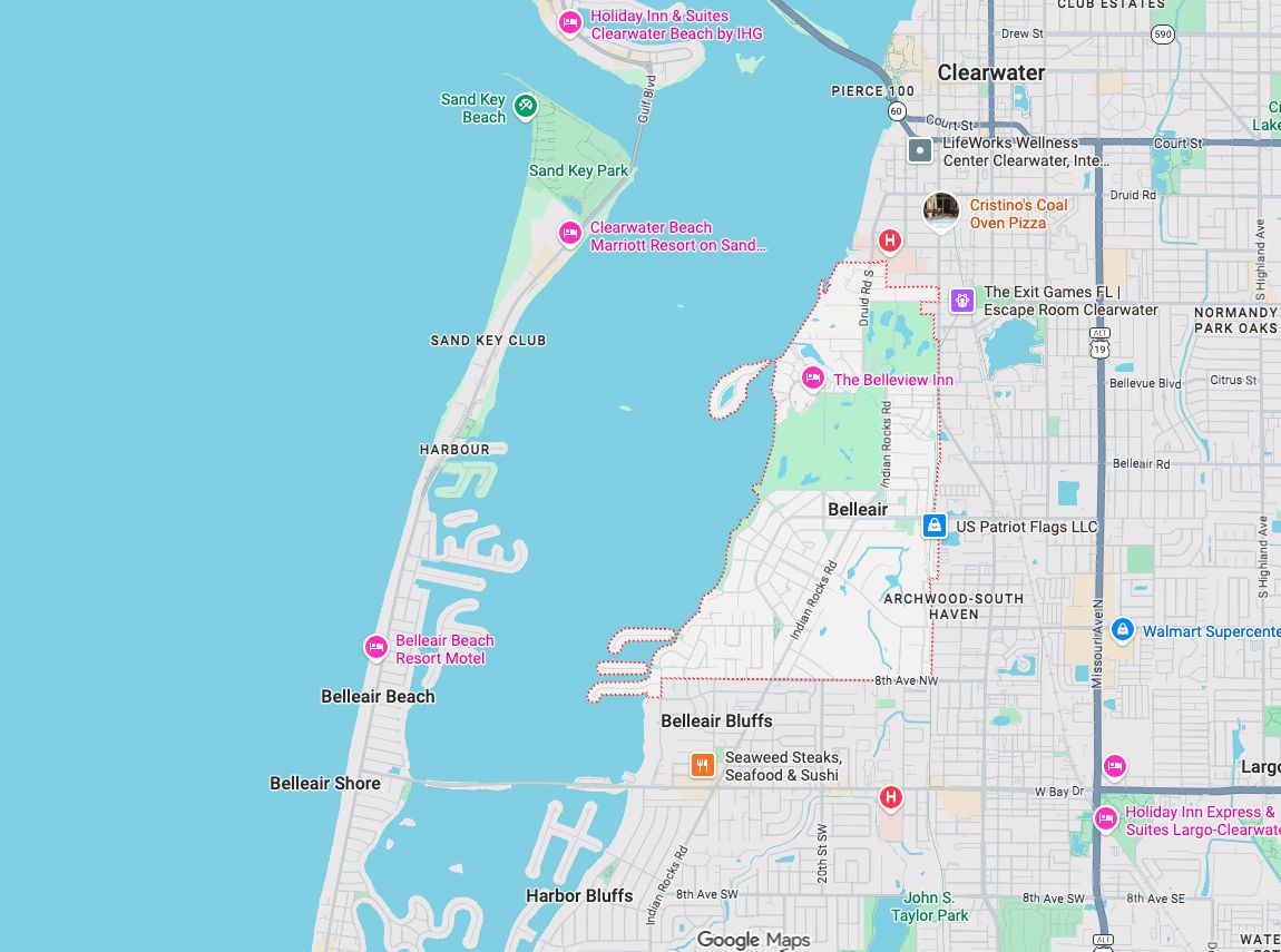 Precision Garage Door Service® of Belleair map