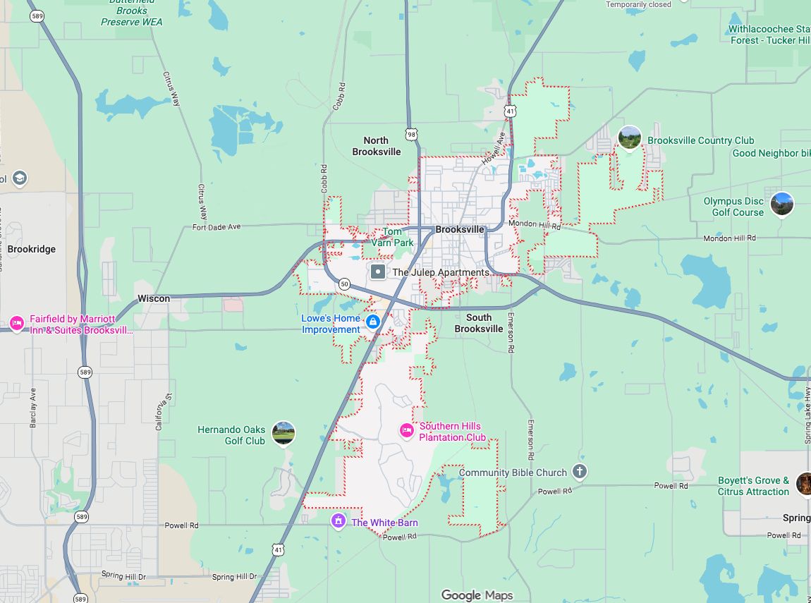 Precision Garage Door Service® of Brooksville map