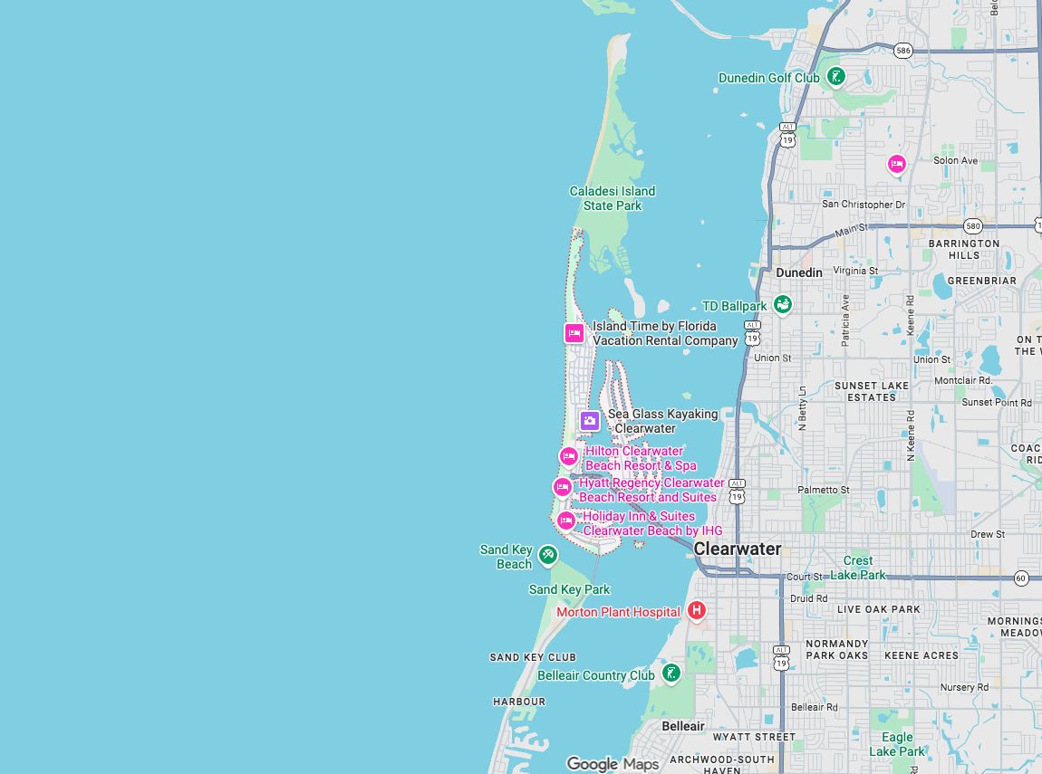 Precision Garage Door Service® of Clearwater Beach map