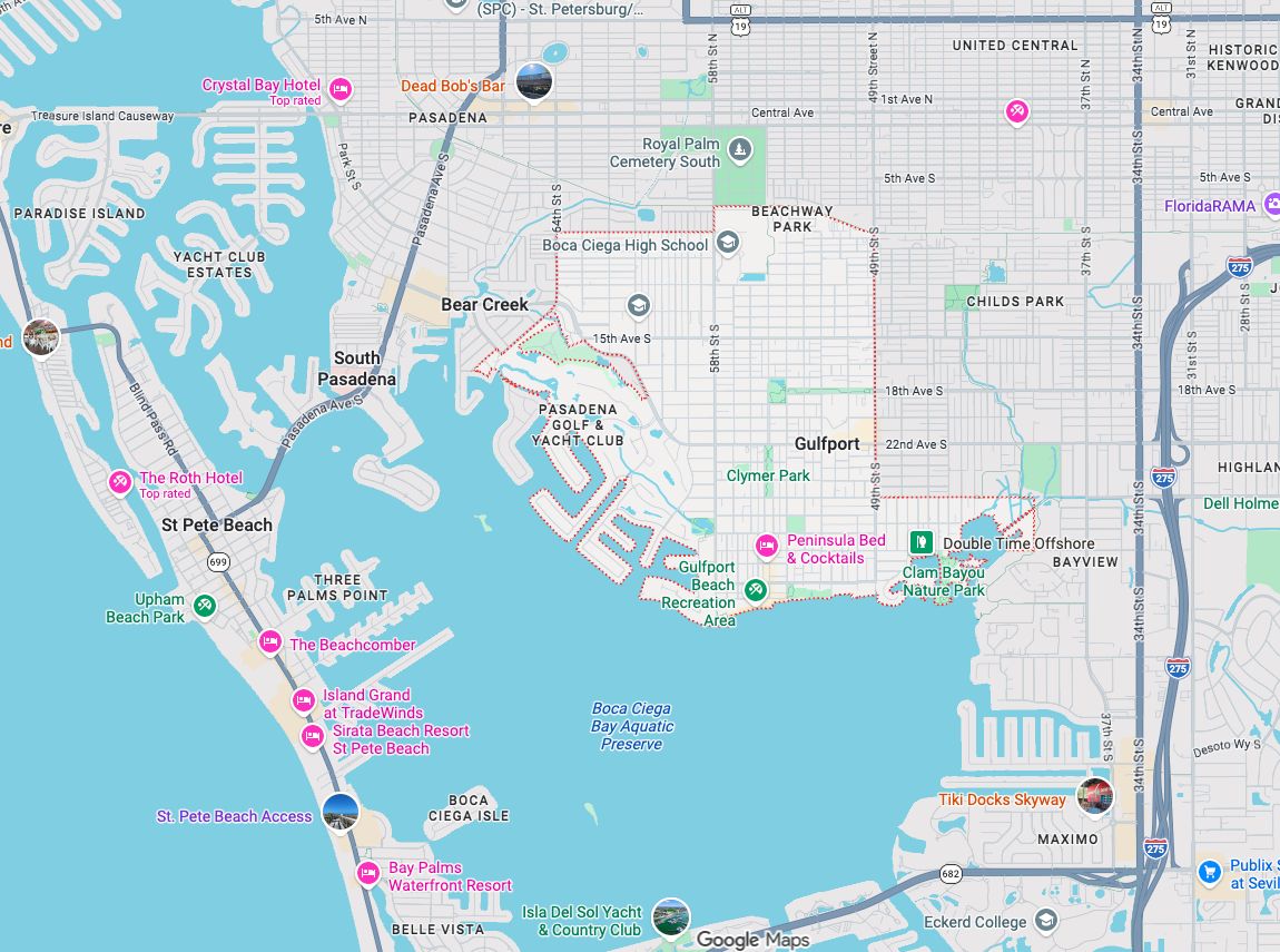 Precision Garage Door Service® of Gulfport map