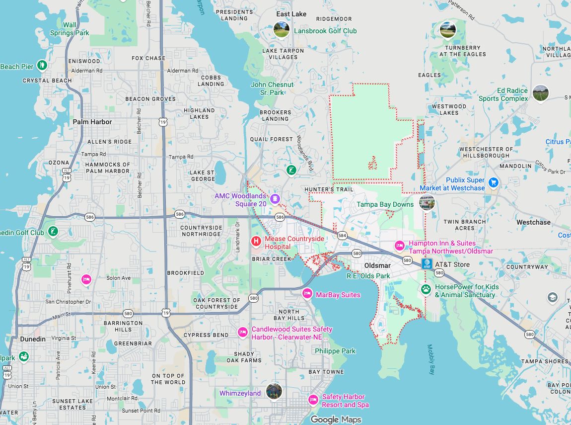 Precision Garage Door Service® of Oldsmar map