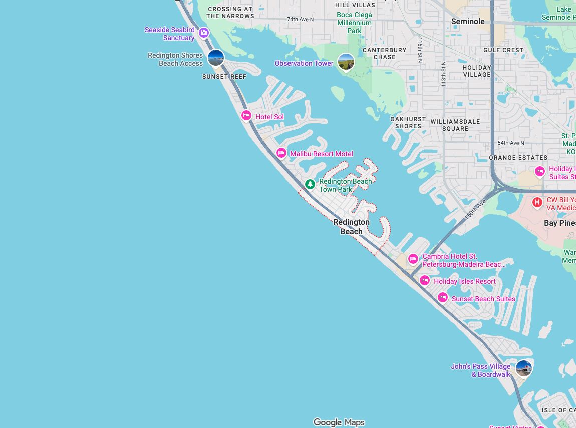 Precision Garage Door Service® of Redington Beach map